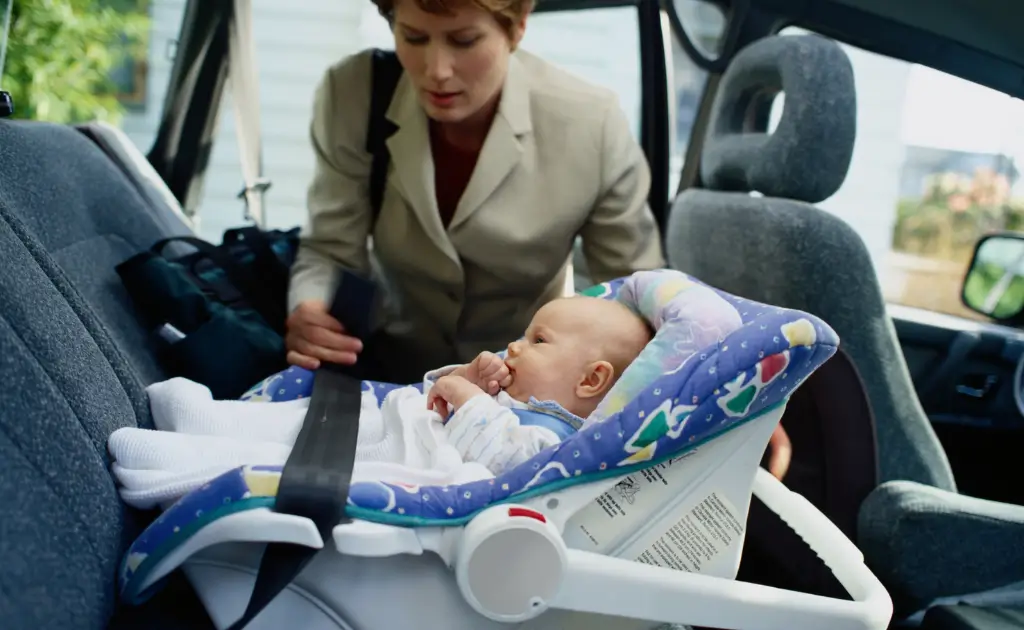 A step by step guide to learn how to install an infant car seat without a base.