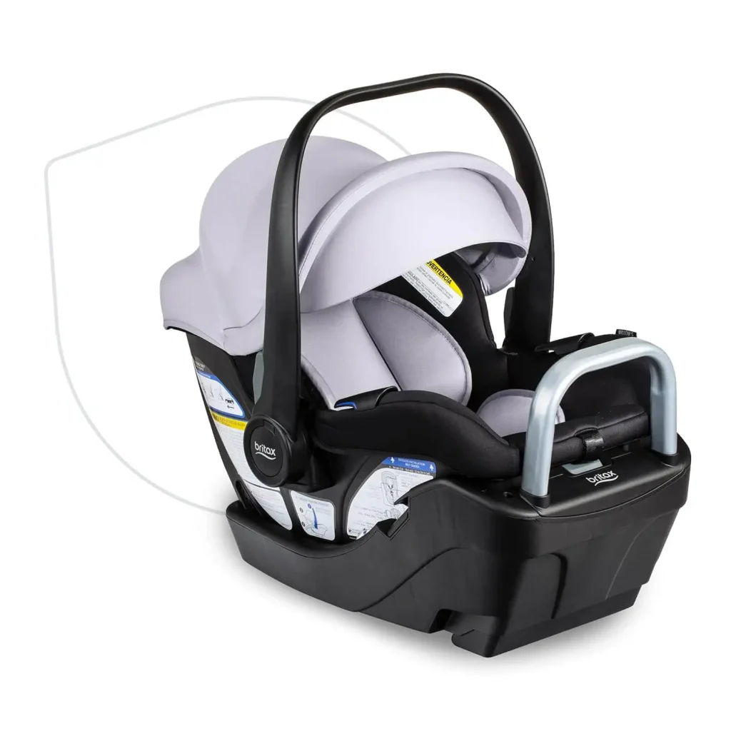 Britax Willow S Infant Car Seat with Alpine Base – Glacier Onyx, best for confident installation