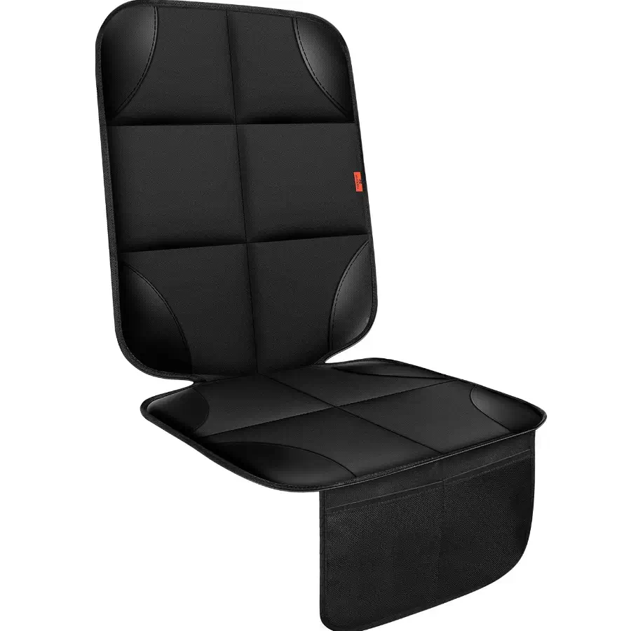 XHYANG car seat protector mat &ndash; waterproof, non-slip, thick padding, storage pockets
