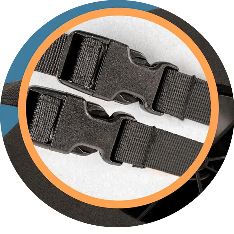 Dual Strap System for Secure Baby Car Mirror Installation