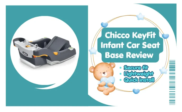 Review of the Chicco KeyFit infant car seat base highlighting its secure and quick install.